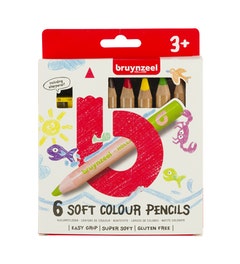 Bruynzeel Kids 6 dikke kleurpotloden