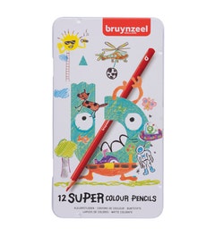 Bruynzeel 12 kleurpotloden in blik