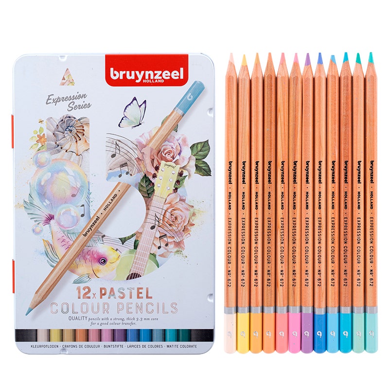 Bruynzeel Expression Kleurpotloden | Pastel | 12 stuks