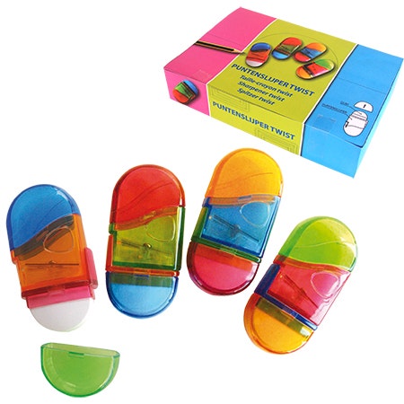 Puntenslijper + gum Twist