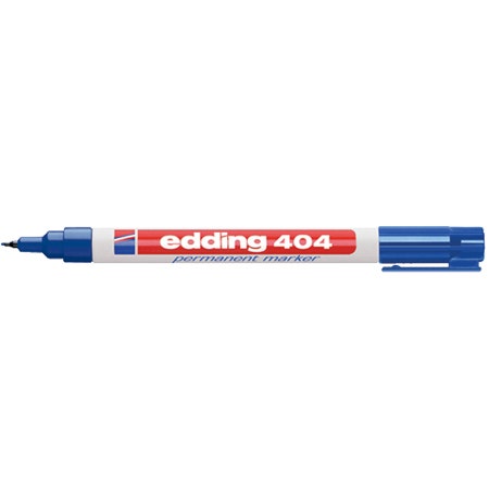 Edding 404 blauw 0.75mm ronde punt