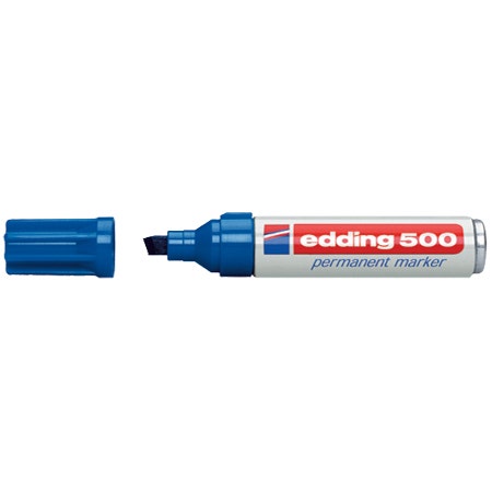 Edding 500 blauw 2-7mm blokpunt