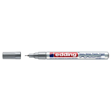 Edding 780 glanslakmarker 0.8mm Zilver