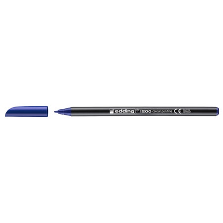 Edding 1200 blauw 1mm ronde punt