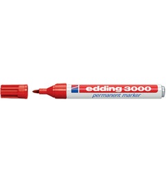 Edding 3000 rood 1.5-3mm ronde punt