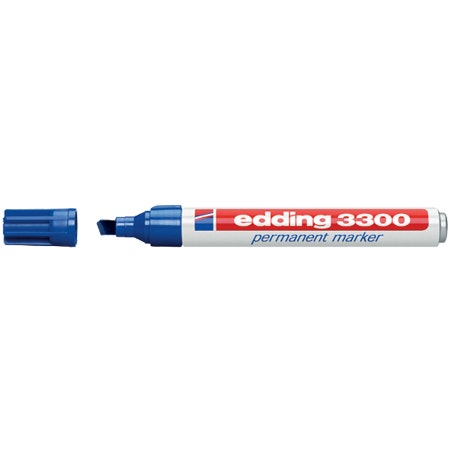 Edding 3300 blauw 1-5mm blokpunt