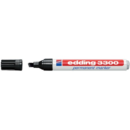 Edding 3300 zwart 1-5mm blokpunt