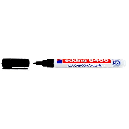 Edding 8400 CD-marker 0.5-1mm zwart