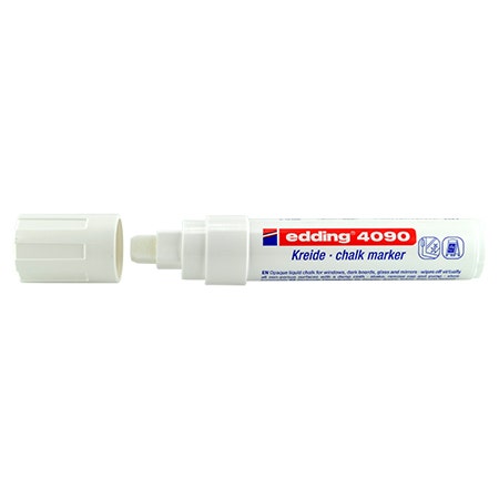 Edding 4090 krijtmarker 4-15mm wit