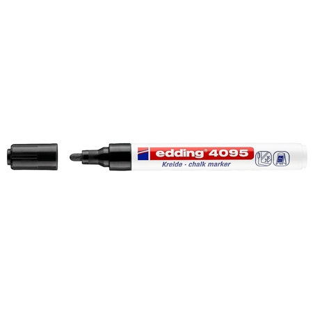 Edding 4095 krijtmarker 2-3mm zwart
