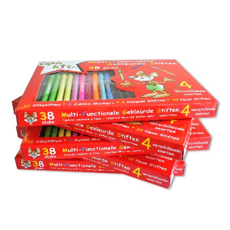 Multi-functionele viltstiften 38 stuks Crea-kit