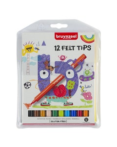 Bruynzeel Kids 12 viltstiften in etui