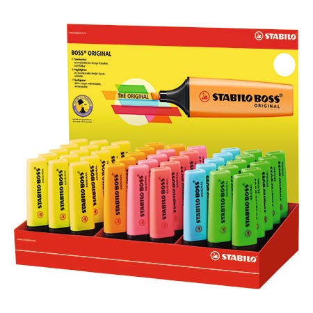 Stabilo Boss original highlighter display