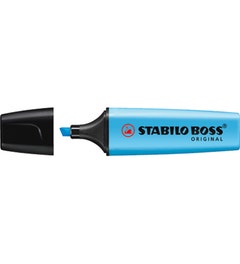 Stabilo Boss highlighter blauw