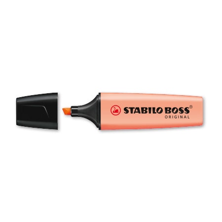 Stabilo Boss highlighter pastel oranje