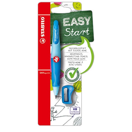 Stabilo Easy Ergo 3.15 rechts licht/donker blauw