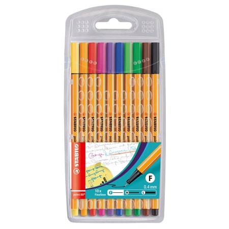 Stabilo point 88 fineliners 10 stuks in box