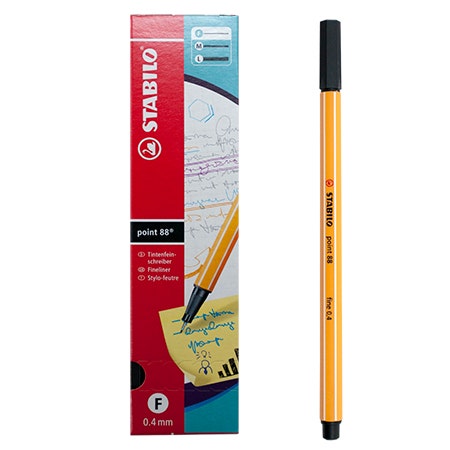 Stabilo Point 88/46 zwart