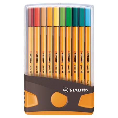 Stabilo point 88 fineliners Colorparade 20 stuks in box