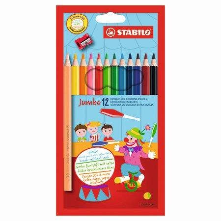 Stabilo Jumbo kleurpotloden 12 stuks