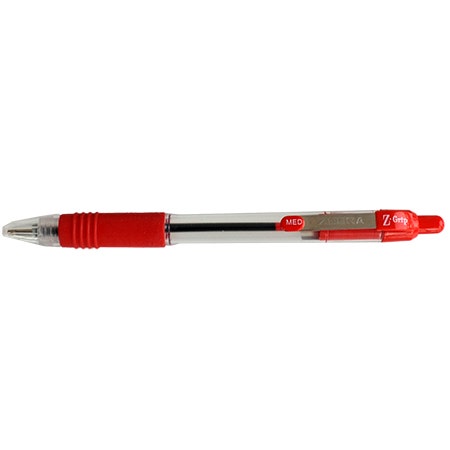 Zebra Balpen Z-grip rood