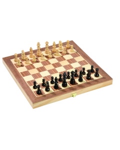 Uitklapbaar schaakkoffertje