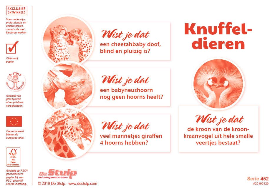 Beloningsstickers dieren online kopen
