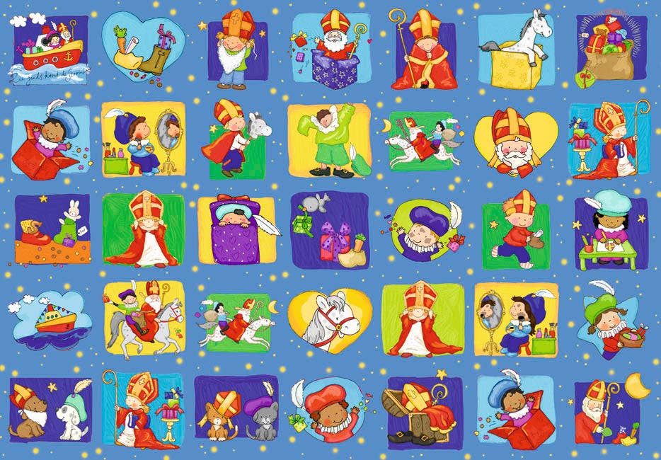 Beloningsstickers Sint & Piet verkleedfeest