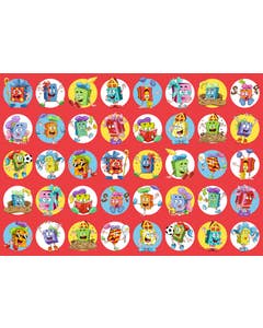 Beloningsstickers Pakjesavond