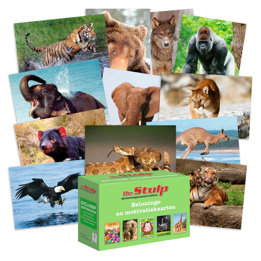 Beloningskaarten wilde dieren