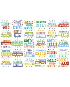 Beloningsstickers mindsetteksten