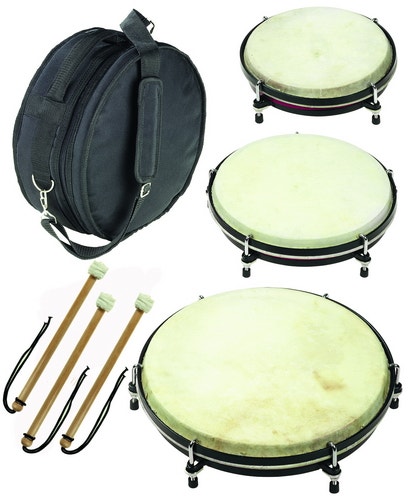Set van drums (3 stuks)