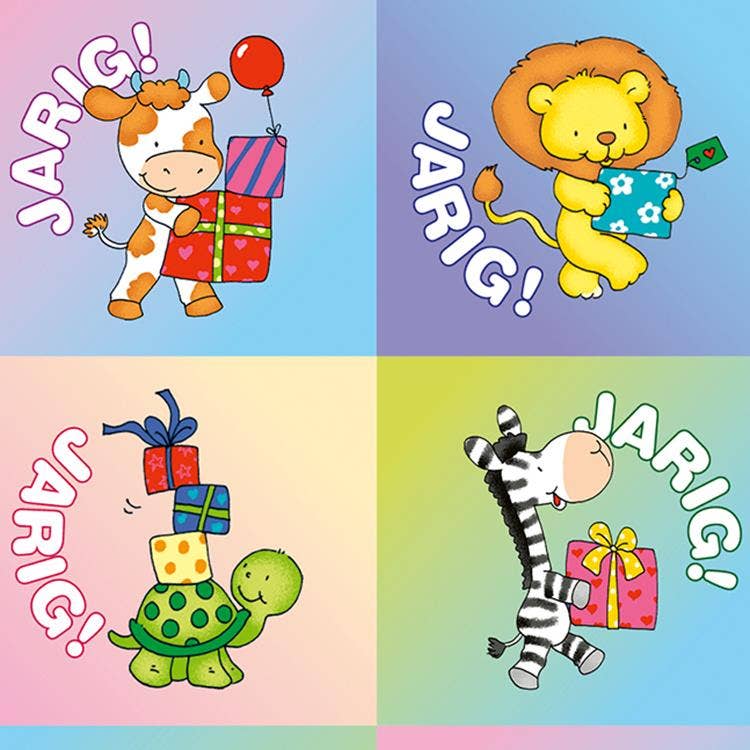 Beloningsstickers Jarig