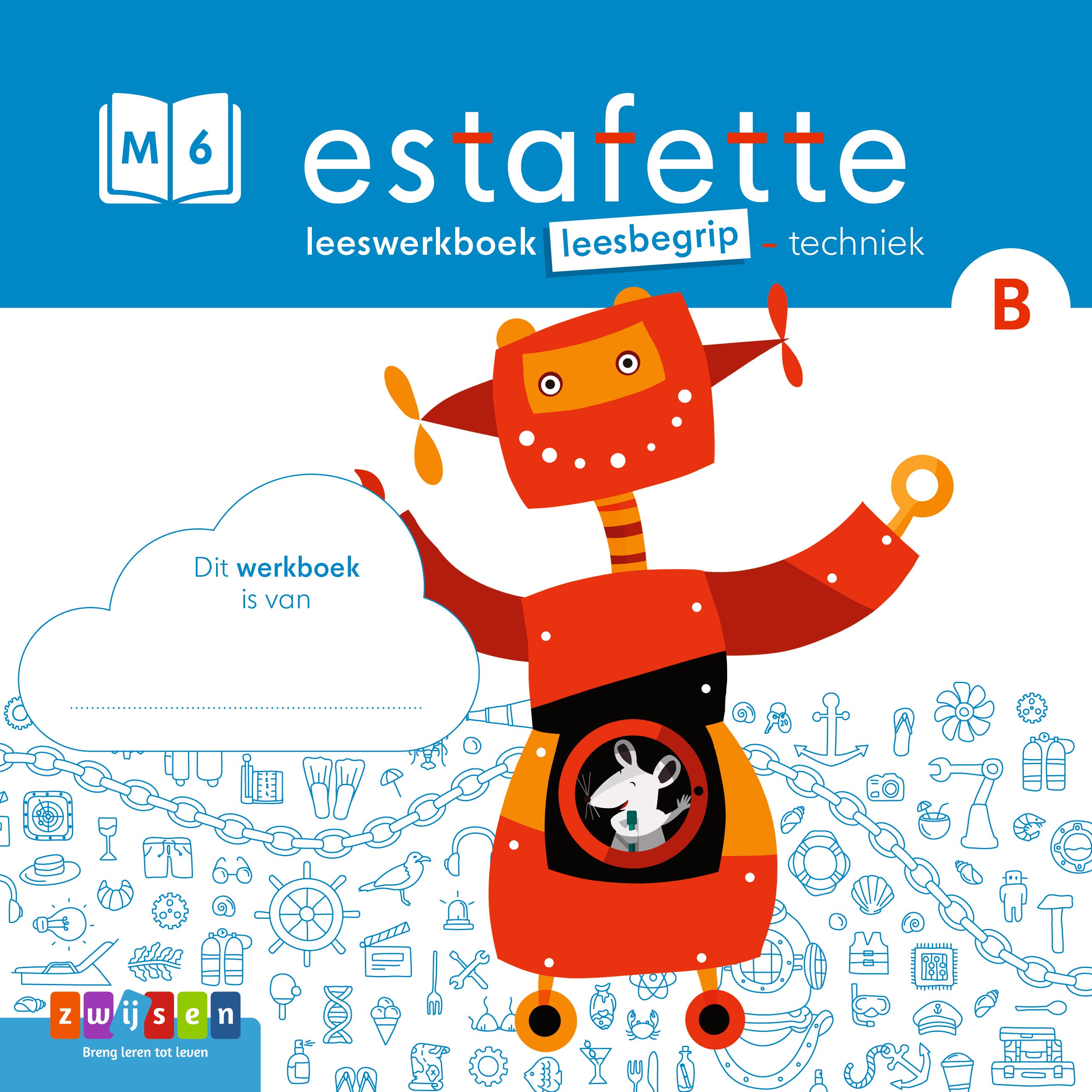 Estafette editie 3 - Groep 5 - werkboek leesbegrip M5-B (1 ex.)