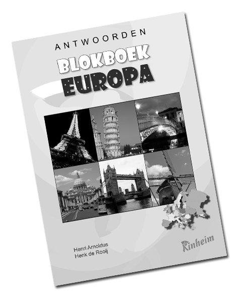 Blokboek Aardrijkskunde Europa Antwoordboek (2016)