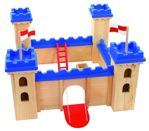 Groot houten kasteel