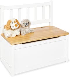 Pinolino kinderbankje met klep - wit