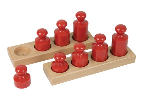 Dubbele gewichtenset - hout