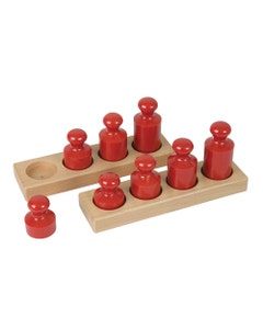 Dubbele gewichtenset - hout