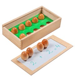 Eierdoos met 10 magnetische eieren