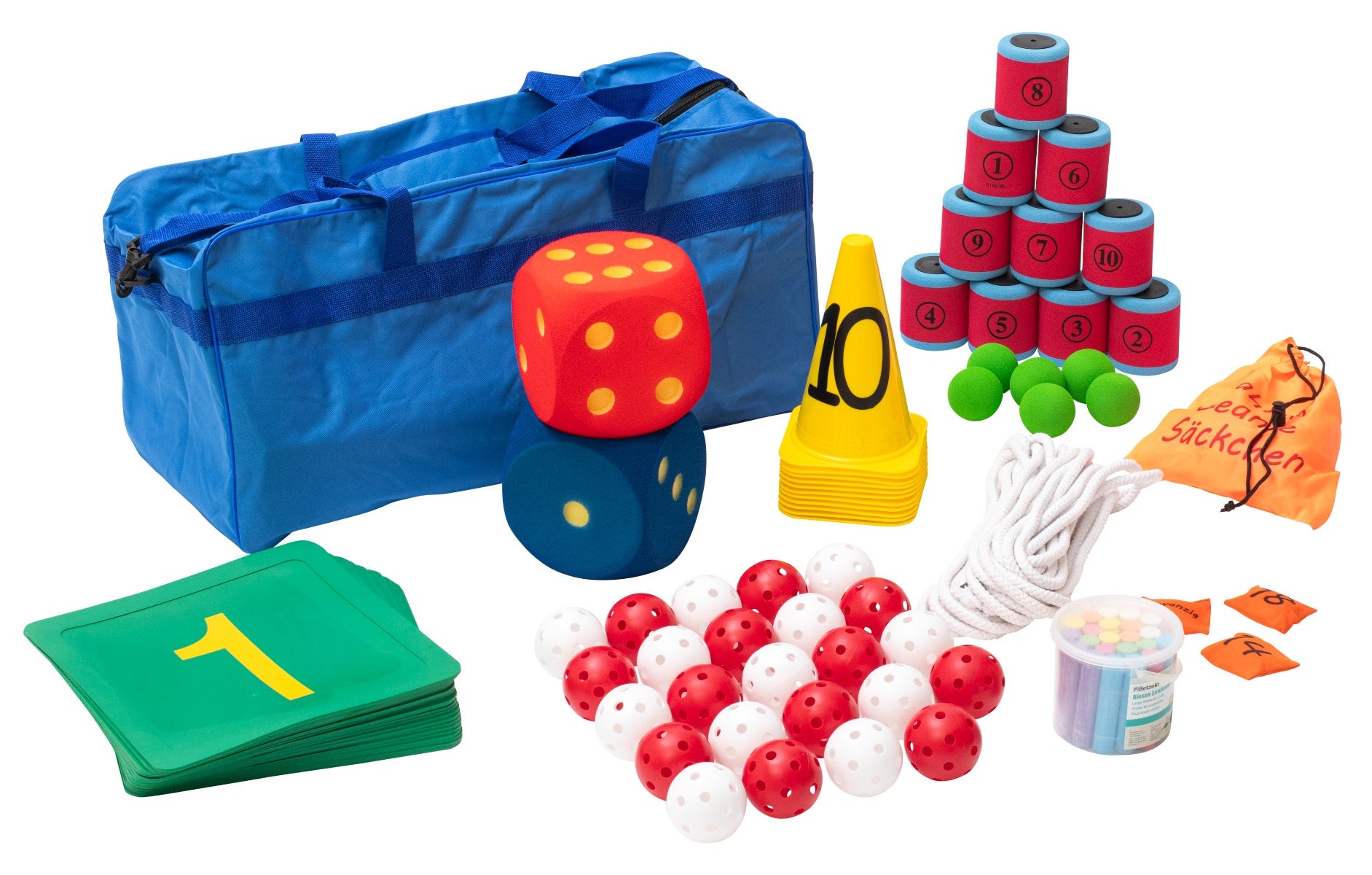 Bewegend leren – Rekenmaterialen speelset