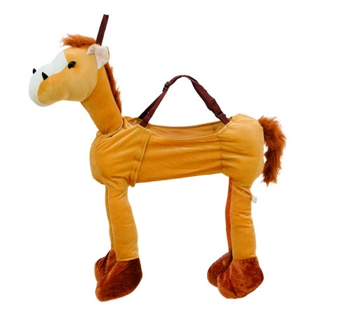 Step in & Go paard (lichtbruin)