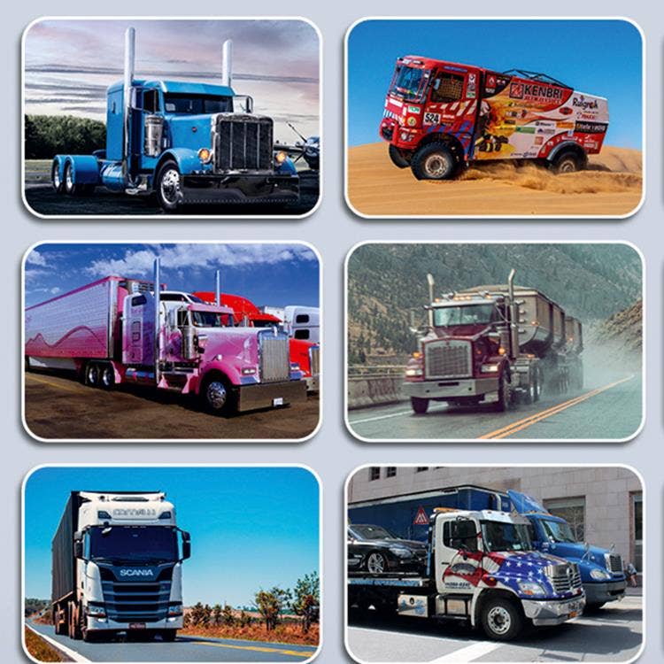 Beloningsstickers Vrachtwagens