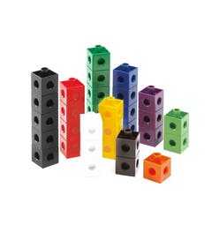 Gekleurde Rekenblokjes/ Linking Cubes (100 st.)