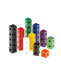 Gekleurde Rekenblokjes/ Linking Cubes (100 st.)