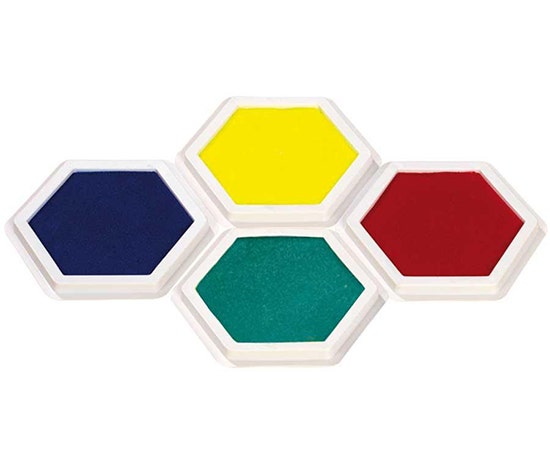 Set van 4 mega inktkussens