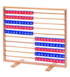 Telraam XXL tot 100 rood/wit 87x77cm