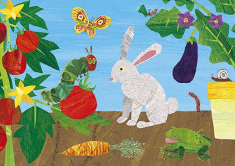 Ansichtkaarten Rupsje Nooitgenoeg