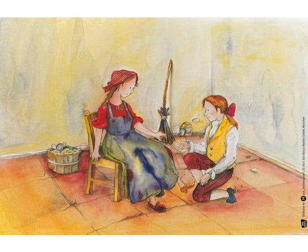 Assepoester Beeldkaarten