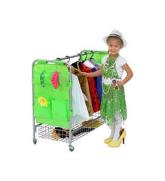 Kostuum garderobe (verrijdbaar)